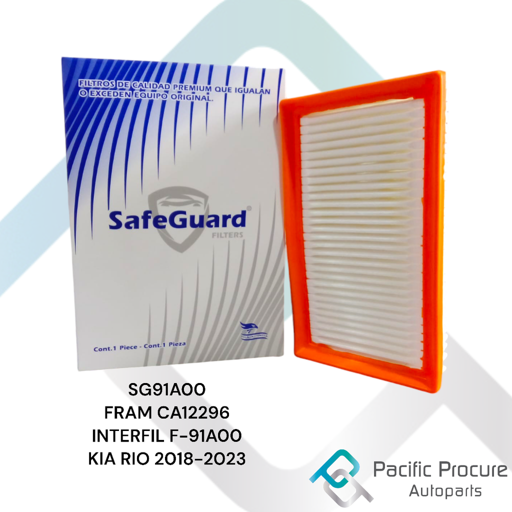 Filtro Aire SafeGuard para KIA Rio 1.6L L4 2018-2023