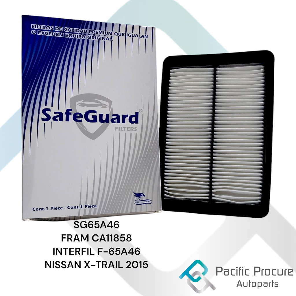 Filtro Aire SafeGuard para NISSAN X-TRAIL 2014-2022