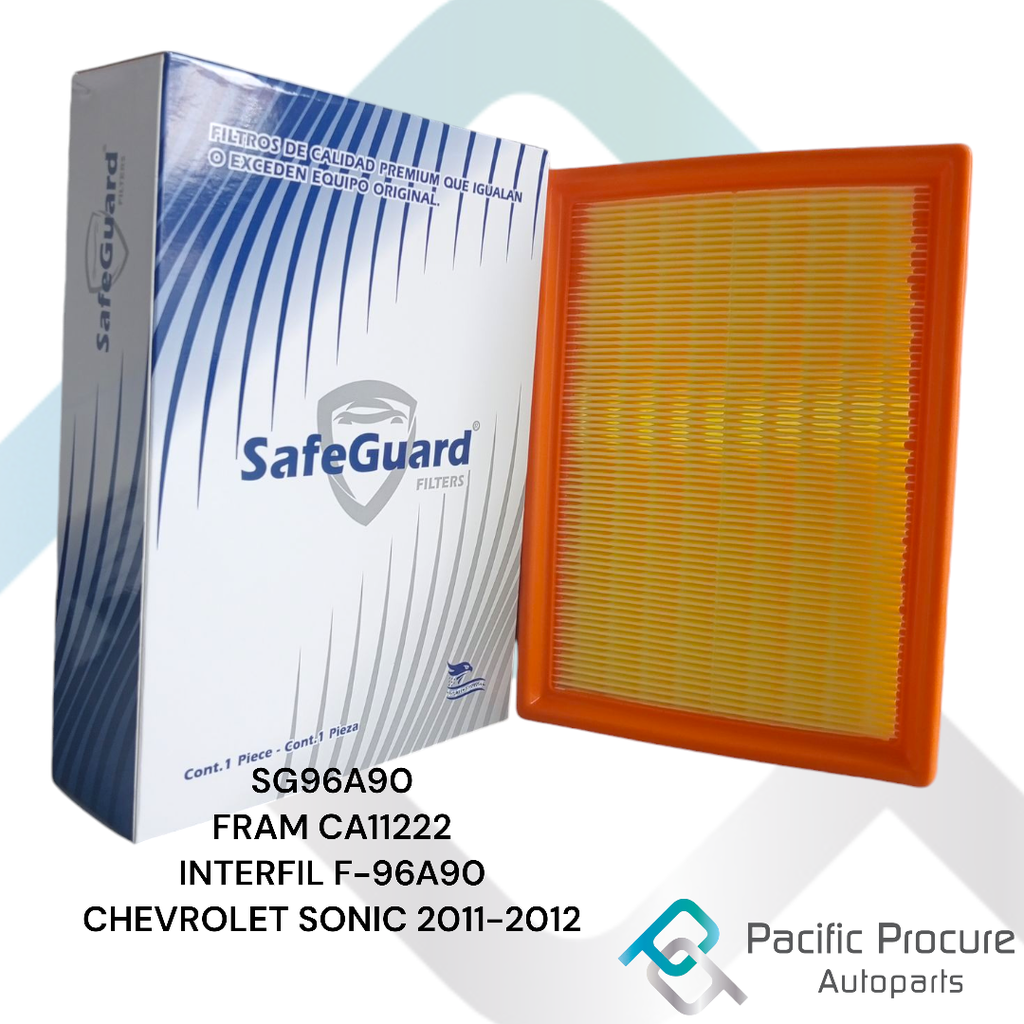 Filtro Aire SafeGuard para Chevrolet Sonic 2011-2012
