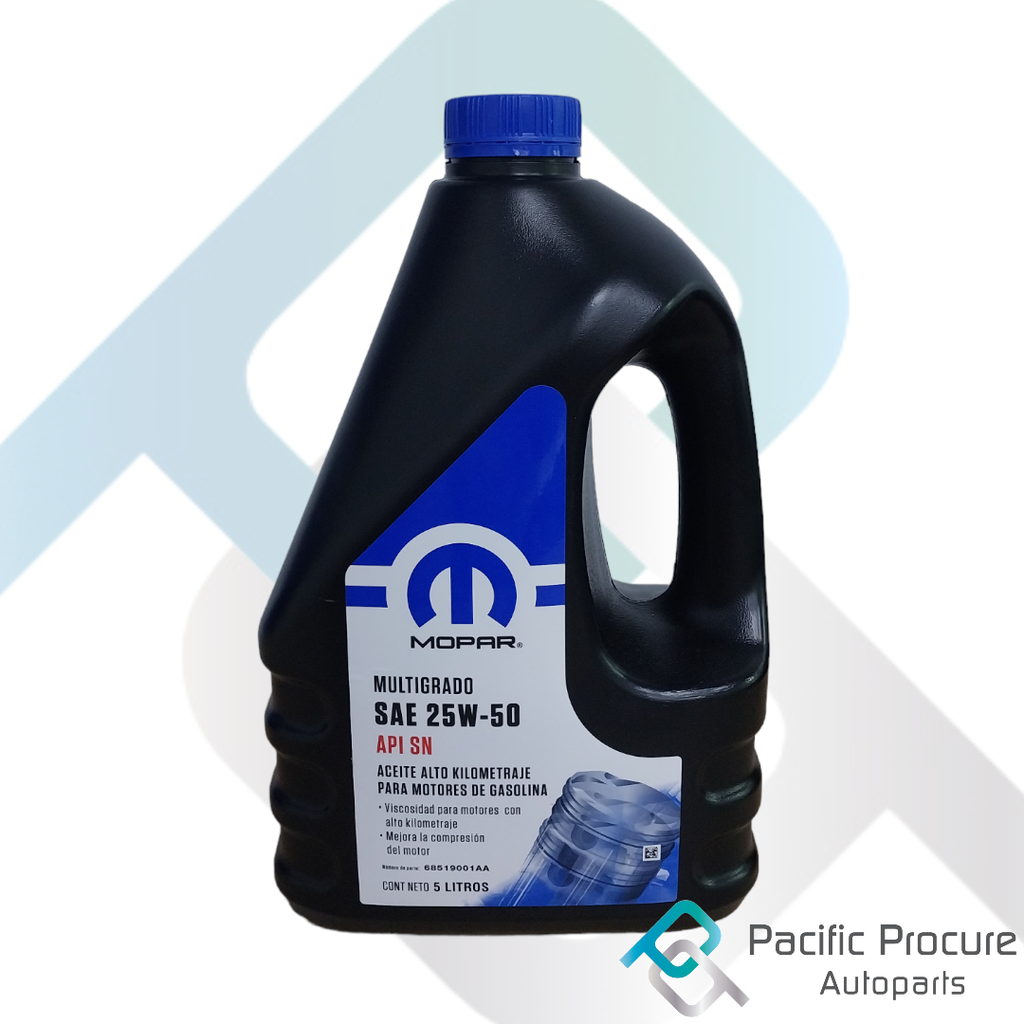 Mopar Multigrado 25W-50 API SN 5L