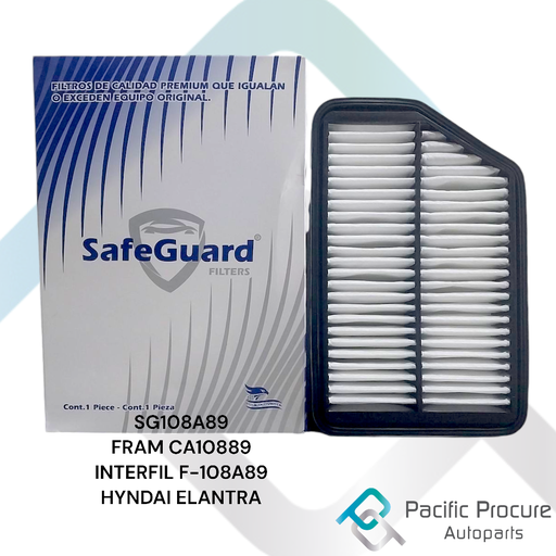 [SG108A89 A 09 C 17] Filtro Aire SafeGuard para Hyundai Tucson 2010-2015