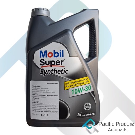 [124414] Mobil Super Synthetic 10W-30 4.73L