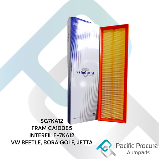 [SG7KA12 B 16] Filtro Aire SafeGuard para Volkswagen Beetle, Golf, Jetta, Bora, Seat