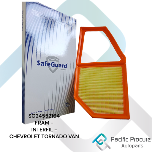 [24552164 C 06 D 12] Filtro Aire SafeGuard para Chevrolet Tornado Van 