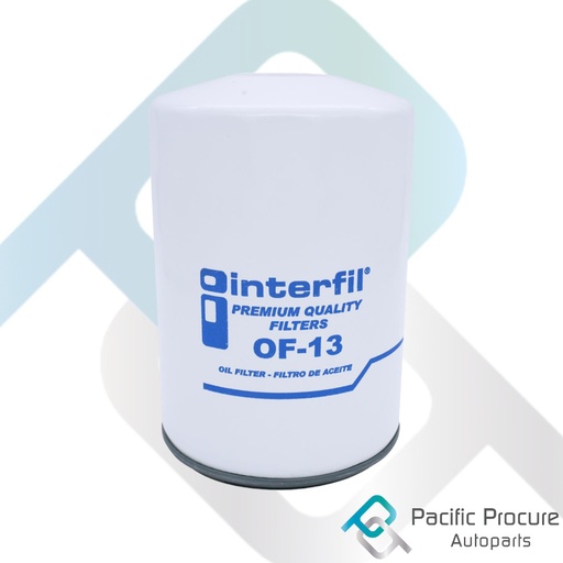 [OF13] Filtro Aceite Interfil OF-13 para Hummer H1 6.5L V8 1994-2001 