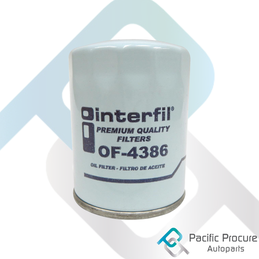 [OF4386 C1125] Filtro Aceite Interfil OF-4386 Nissan Tsuru 2.0L L4 1993-1998