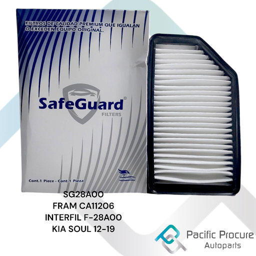 [SG28A00 A 08] Filtro Aire SafeGuard para Soul 2012-2019